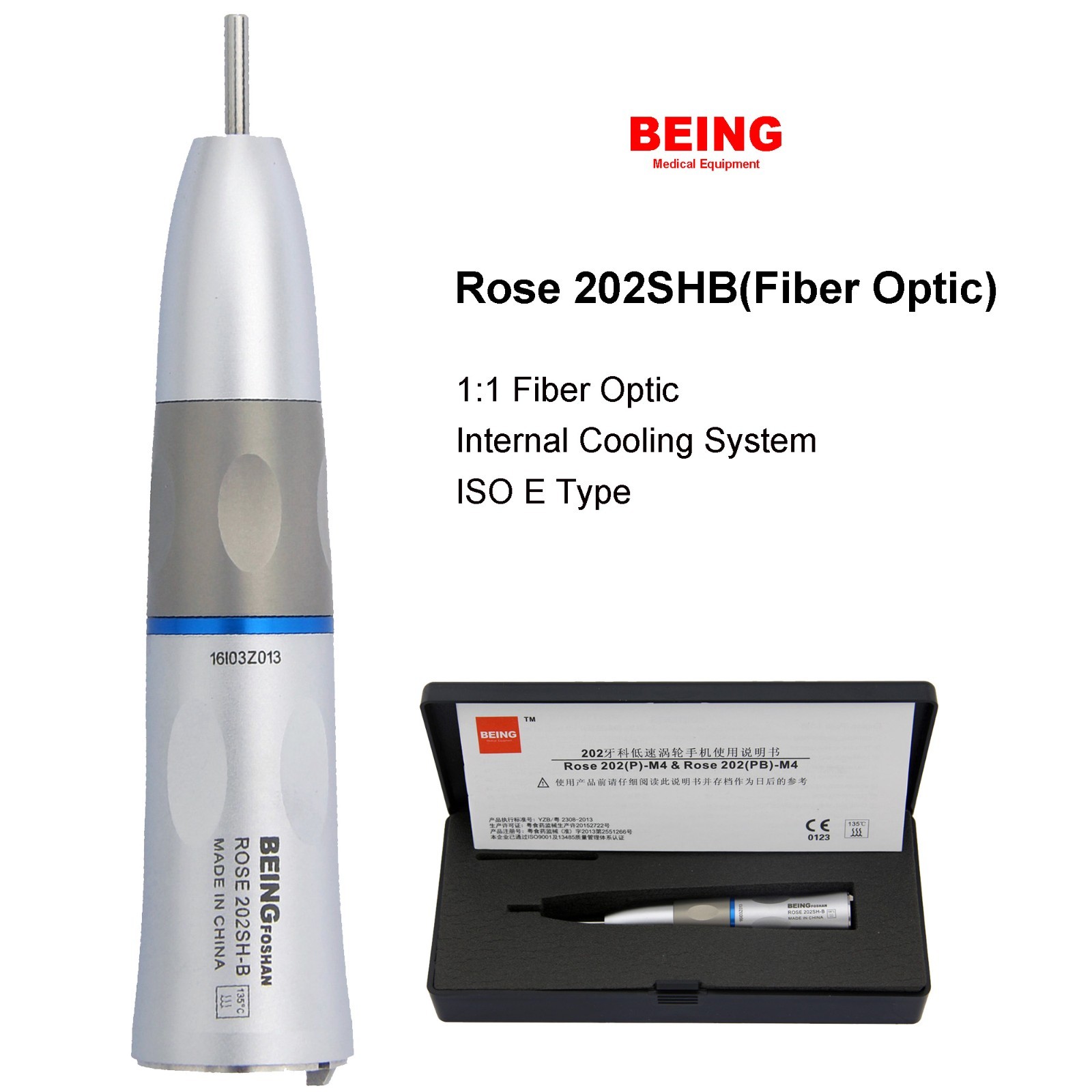 Electric Handpiece Dental 1:5 1:1 1:4.2 Contra Angle Increasing Surgical LED NSK