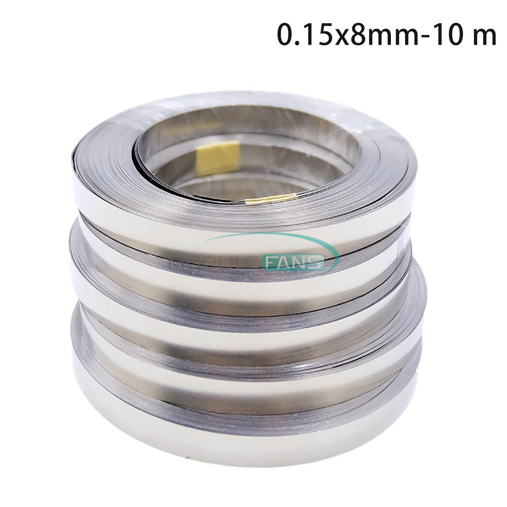 0.1~0.2mm thickness Nickel Plated Steel Strap Sheet For Battery Spot Welder 10m