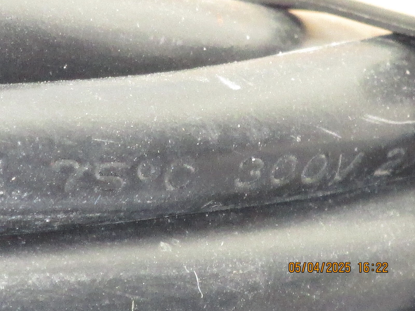Listing is for:(1)Black 7 ft. 16/ 2-Wire Power Cord w/ male cord end.