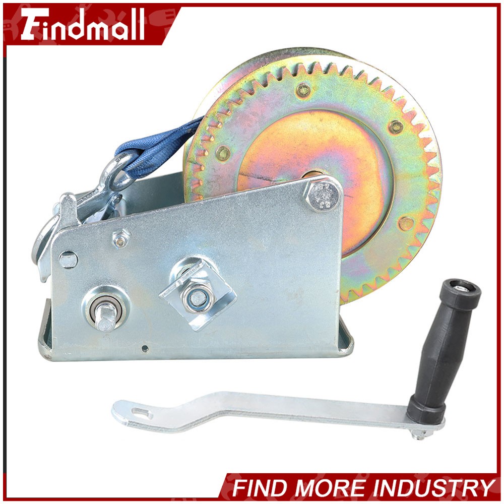 Findmall 3500 lbs Hand Winch & Boat Trailer Crank Winch With 10 m Strap Winch