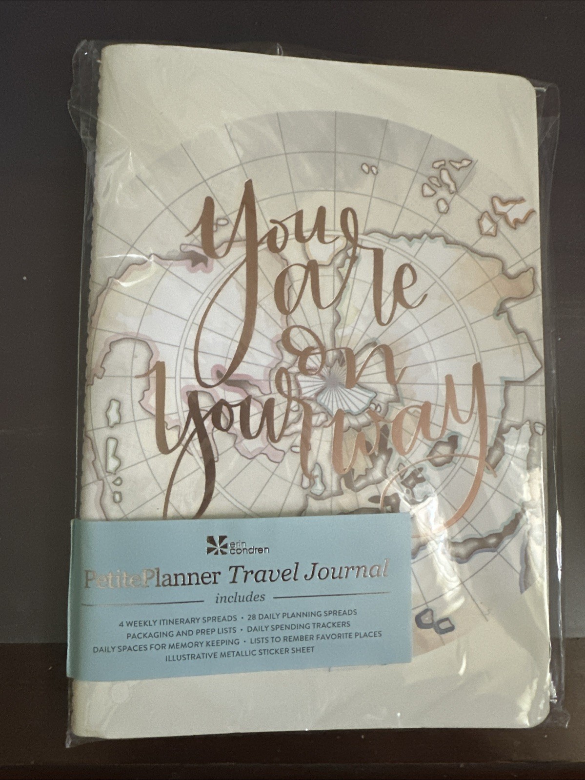 Erin Condren A5 Stitch Bound Travel Journal – BRAND NEW- You are on your way
