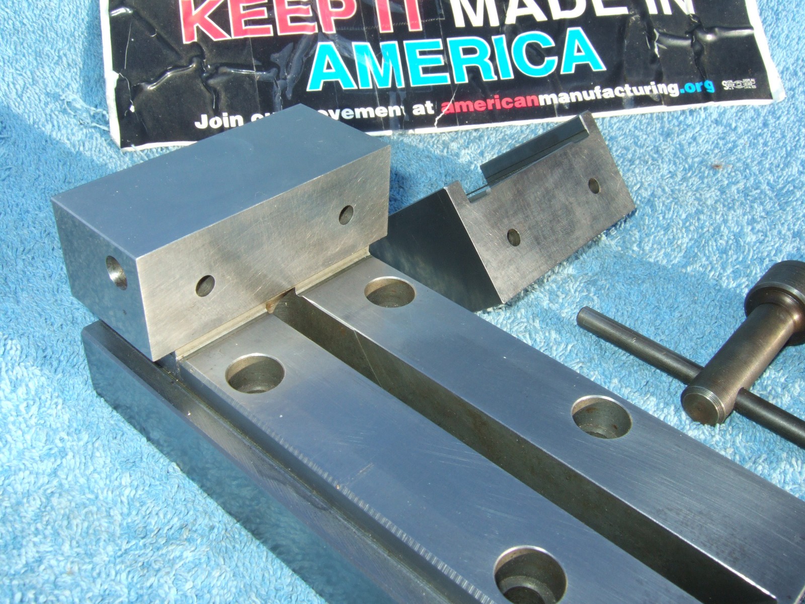 HERMANN SCHMIDT USED V0-4 GRIND VISE W/WRENCH TOOLMAKER MACHINIST INSPECTION #K