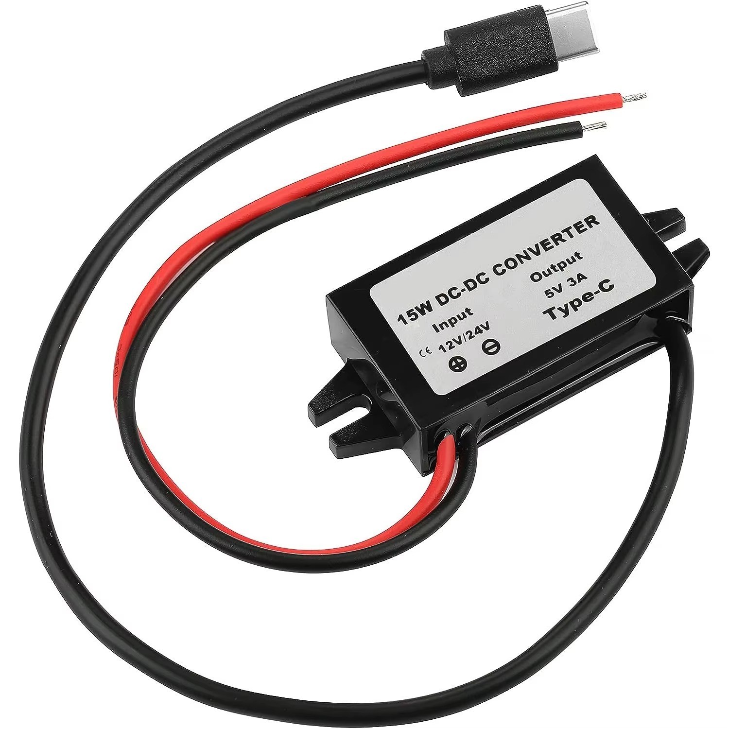 DC 12V to 5V 3A 15W Step down USB Converter Regulator Adapter For Car Charger US
