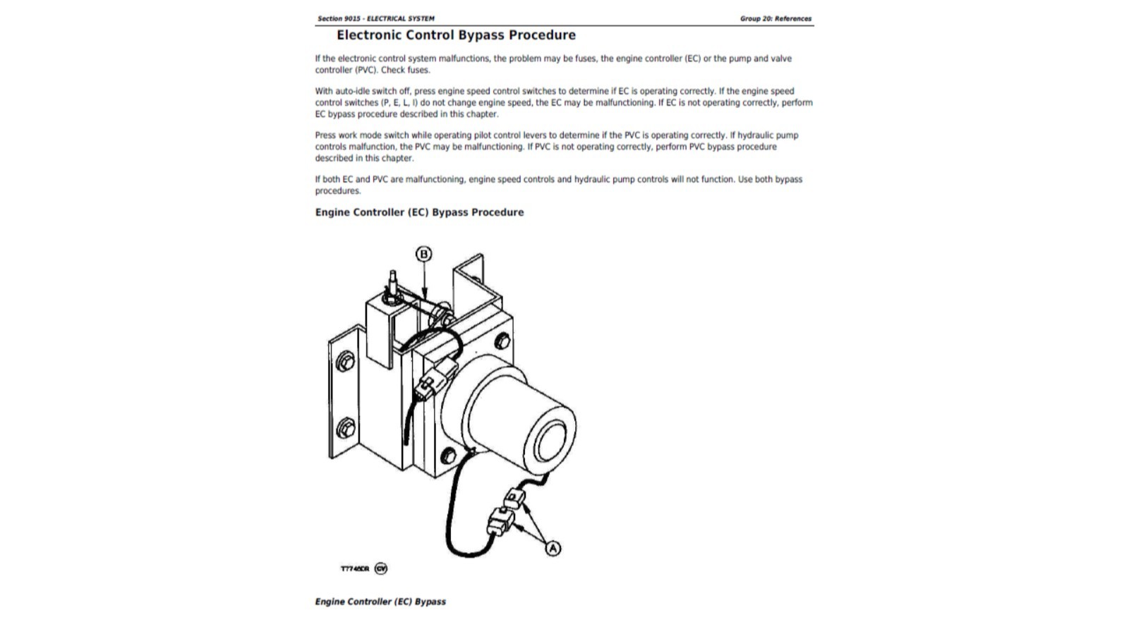 John Deere 490E Excavator Diagnostic Operation Test Technical Manual TM1504 PDF