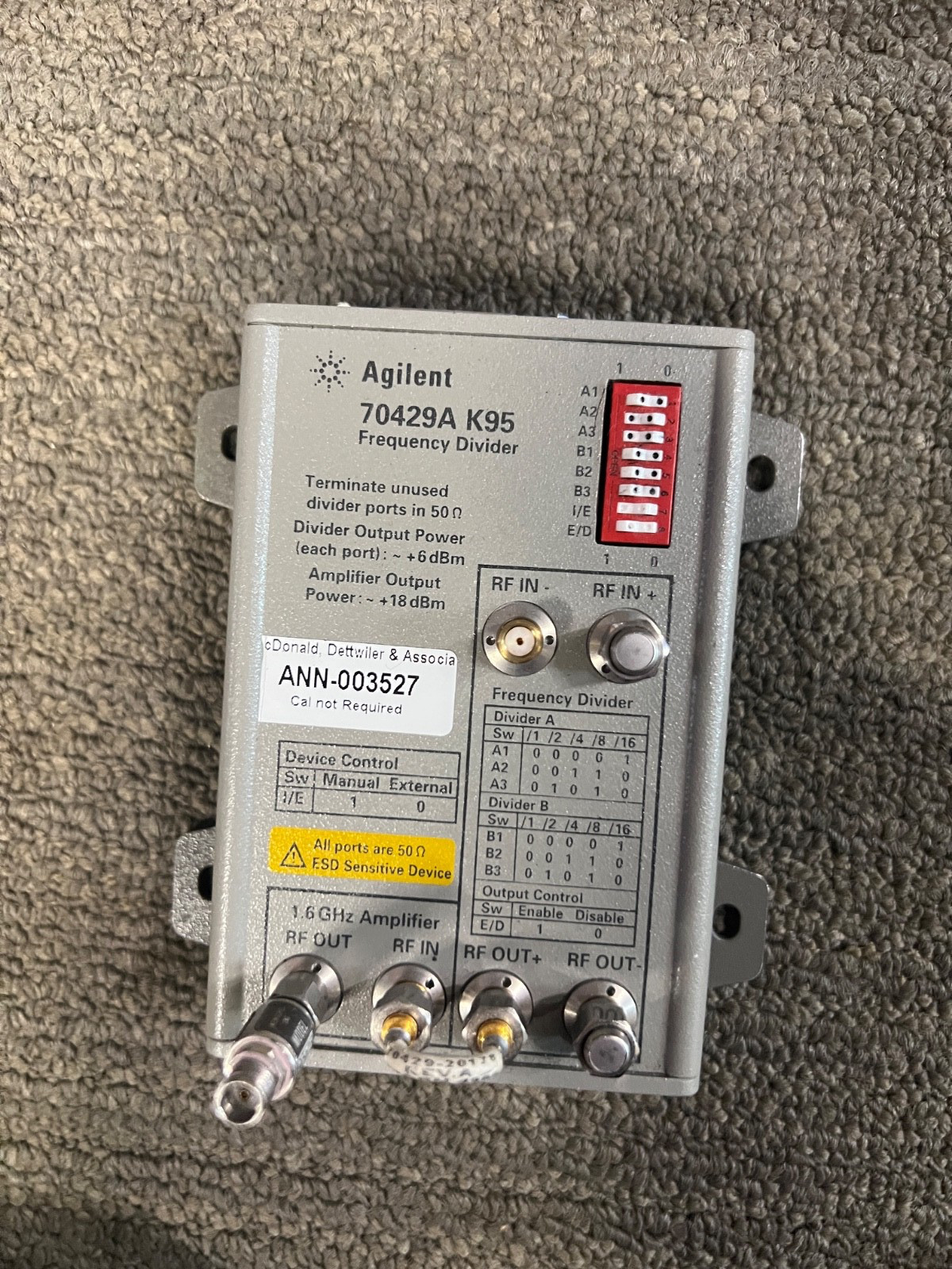 HP / Agilent 70429A K95 Frequency Divider
