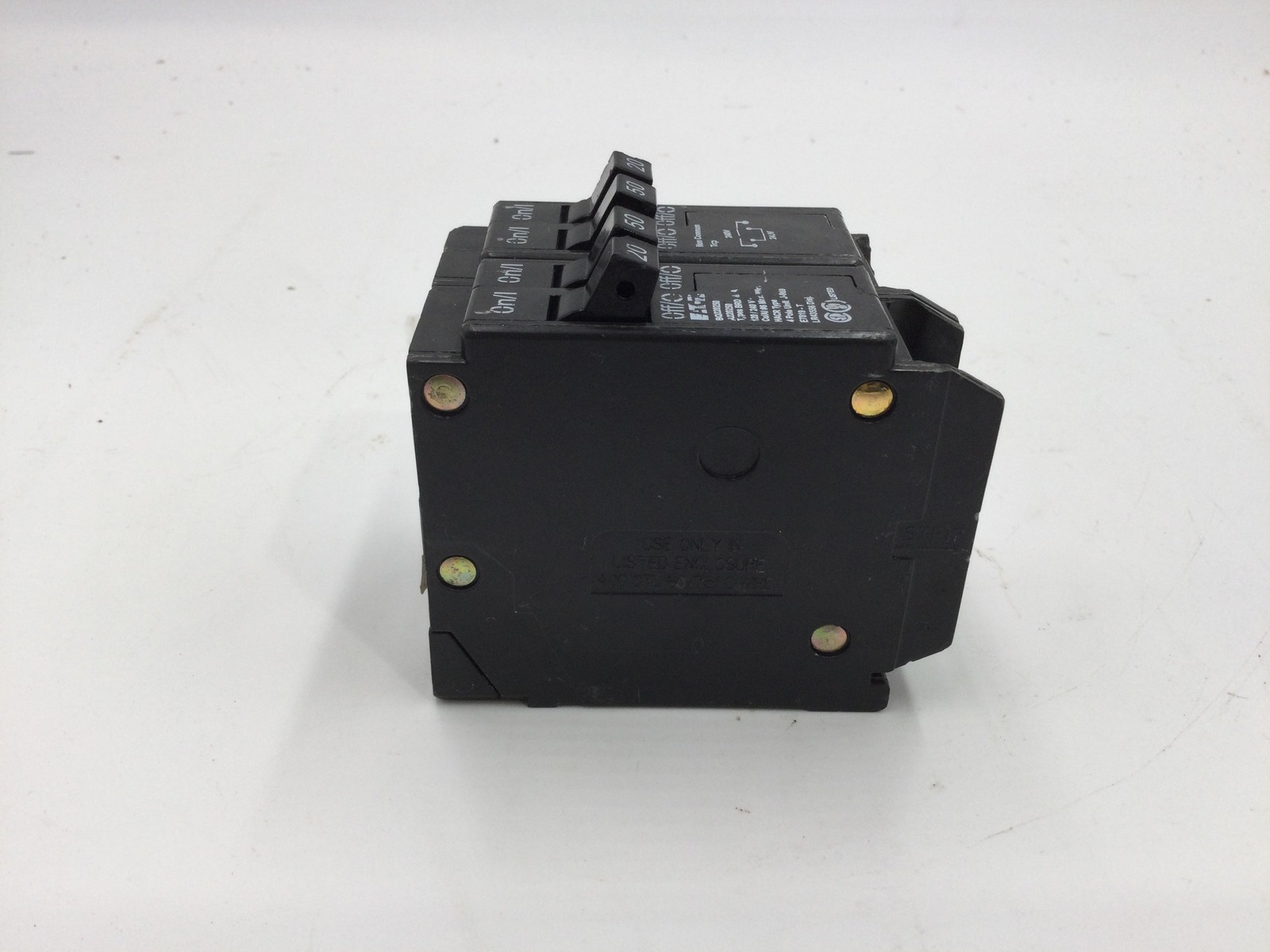 Cutler Hammer BQ220250/A220250 Types BRD & A 20/50 Amp 120/240Vac Breaker