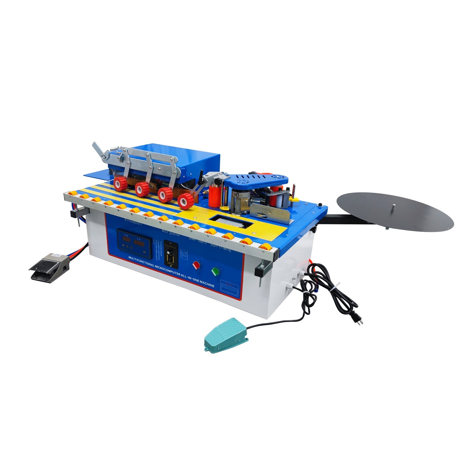 Integrated Edge Trimming Banding Machine for Straight And Curved Edges 0-6m/min