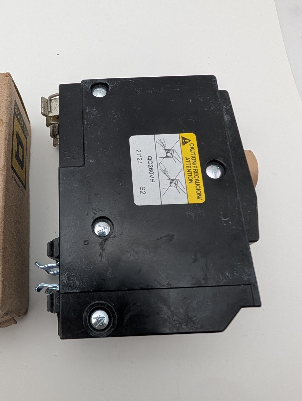 Square D QO260VH Miniature Circuit Breaker 60 A, 2 Pole, 120/240V (Storage Wear)
