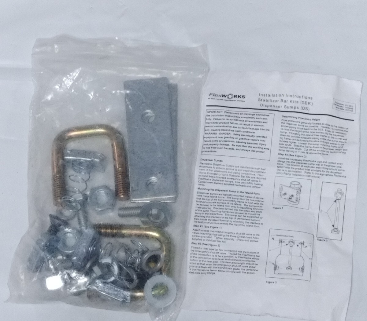 Flexworks H14564M Stabilizer bar Kit Dispenser Sumps PARTS KIT