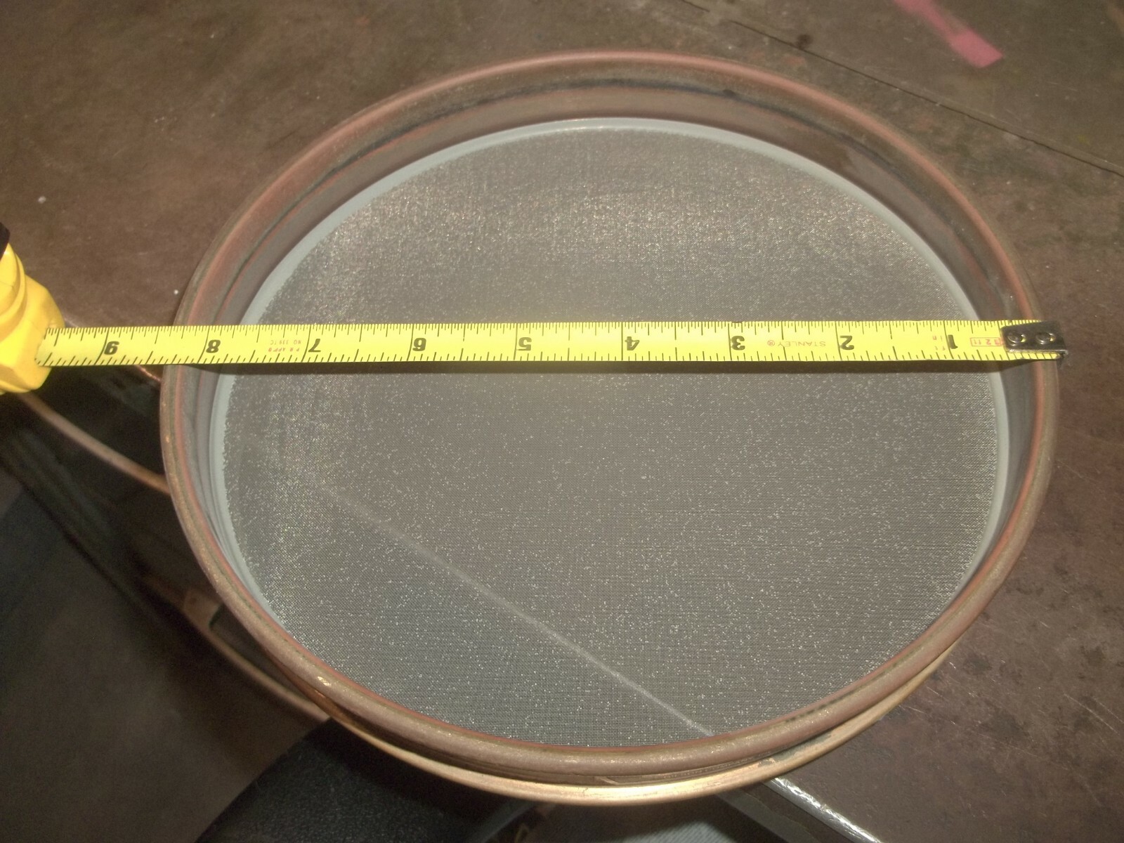 GILSON US STANDARD TEST SIEVE 8″ 212 UM 0.0083″ NO. 70 BRASS (652)