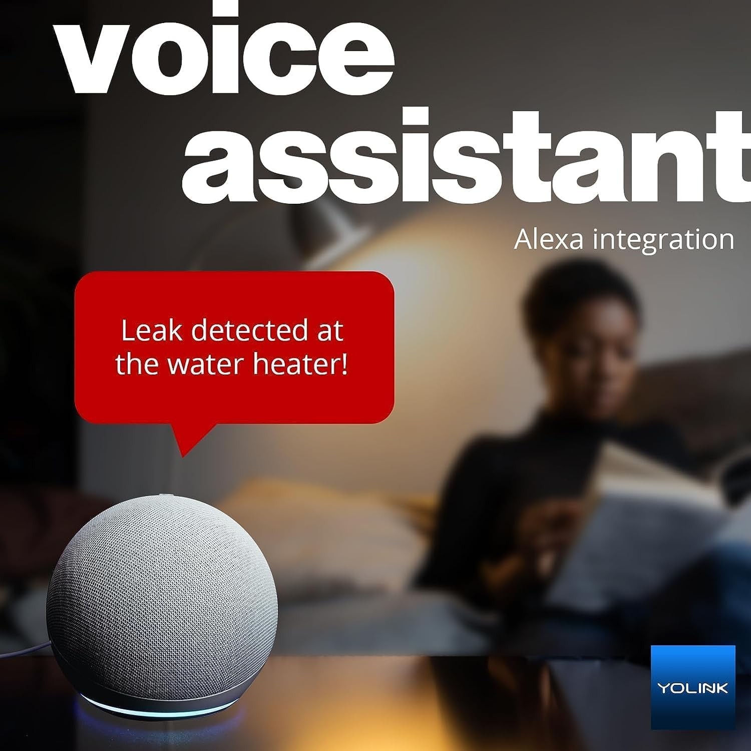 Smart Home Starter Kit: SpeakerHub & Water Leak Sensor 4 with 105 dB