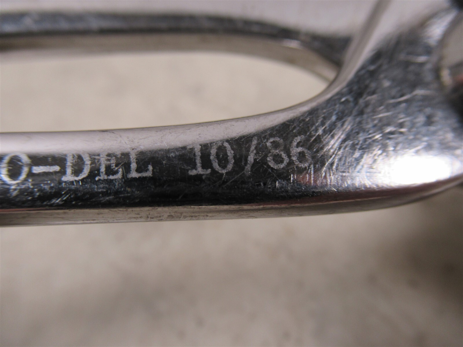 Weck 770245 Obstetrical Forceps 14.5″ Charity Hospital New Orleans 10/86 CHNO