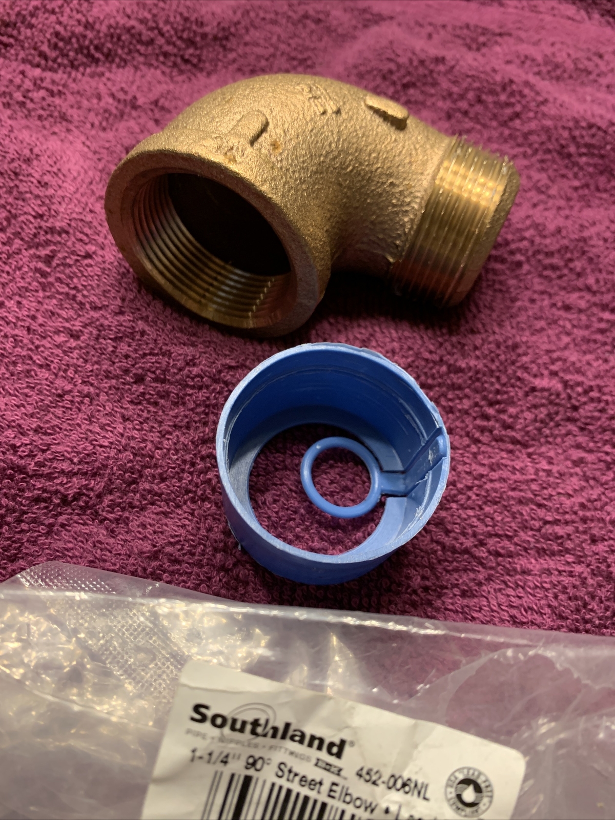 1-1/4″ 90 Degree Brass Street Elbow FIP x MIP USA Lead Free Compliant