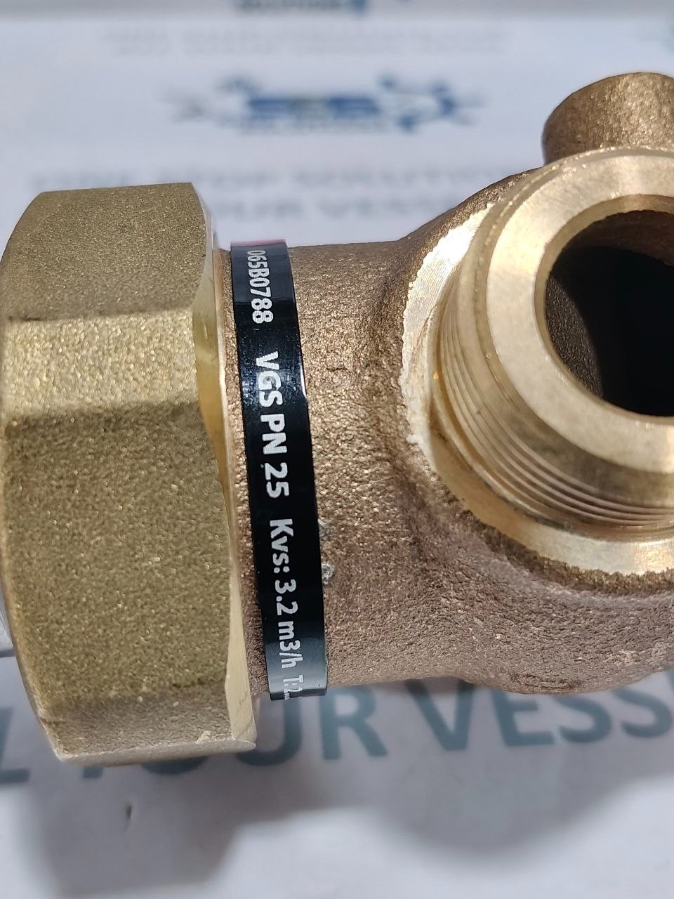 Danfoss 065B0788 VGS PN25 DN15 2-Way Threaded Control Valve G3/4A 3.2m³/h