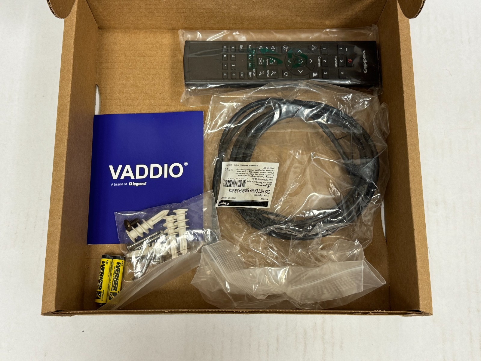 Vaddio Roboshot 20 UHD-W Ultra High Definition PTZ Camera W/ Bridge Assembly