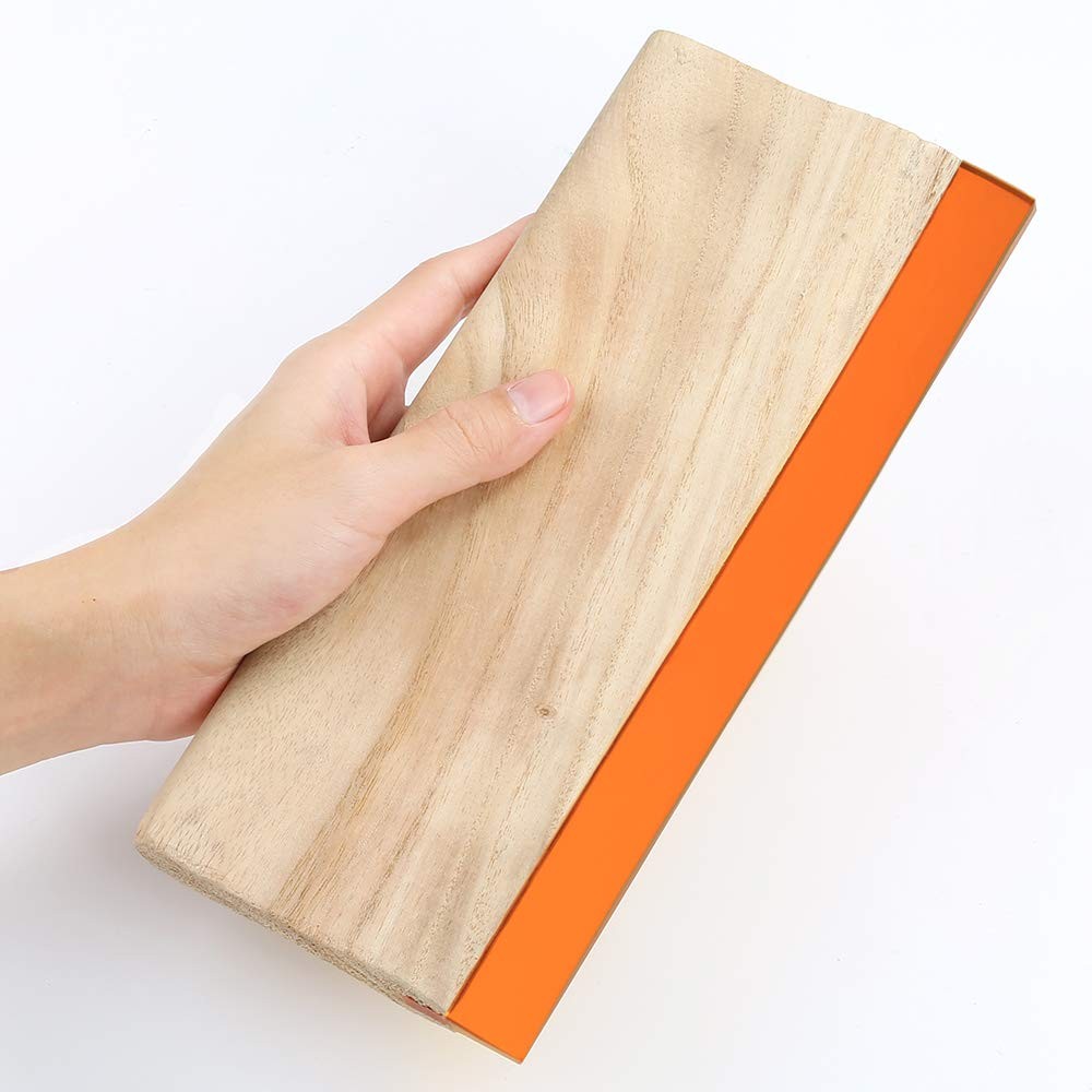 Screen Printing Squeegee Set Wooden Handle 2 Sizes