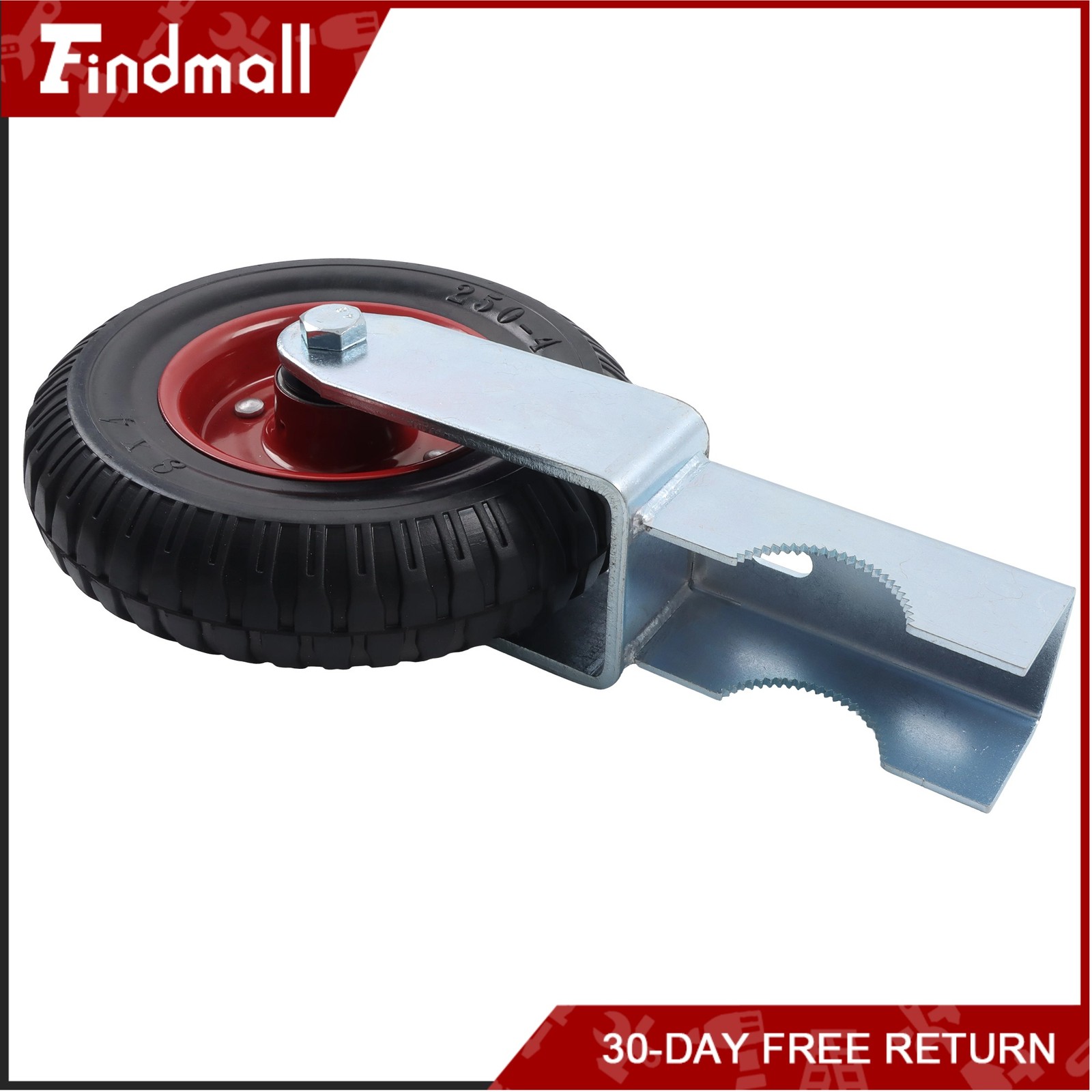 Findmall For Chain Link Fence 1-5/8-2In Diameter 8″ Caster Wheel Gate 400Lbs