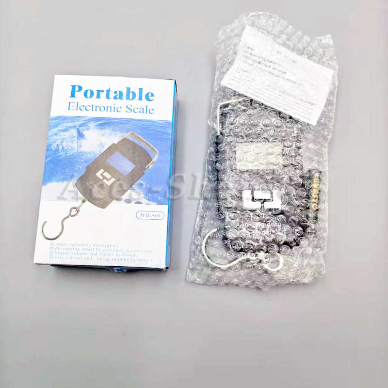1X LCD Electronic Fishing Scale Portable Digital Luggage Weight Hanging Hook NEW