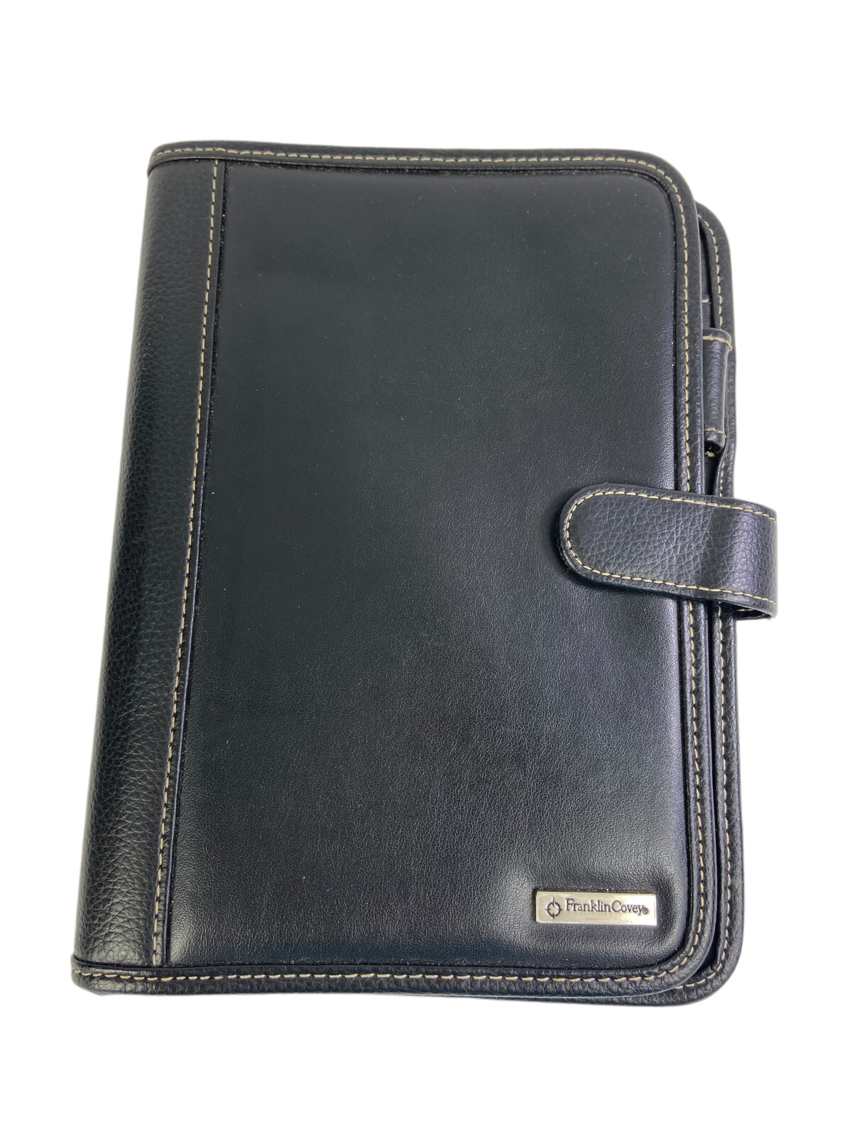 Franklin Covey Snap Daily Monthly Faux Leather Calendar Binder No Rings 7 x 9.5