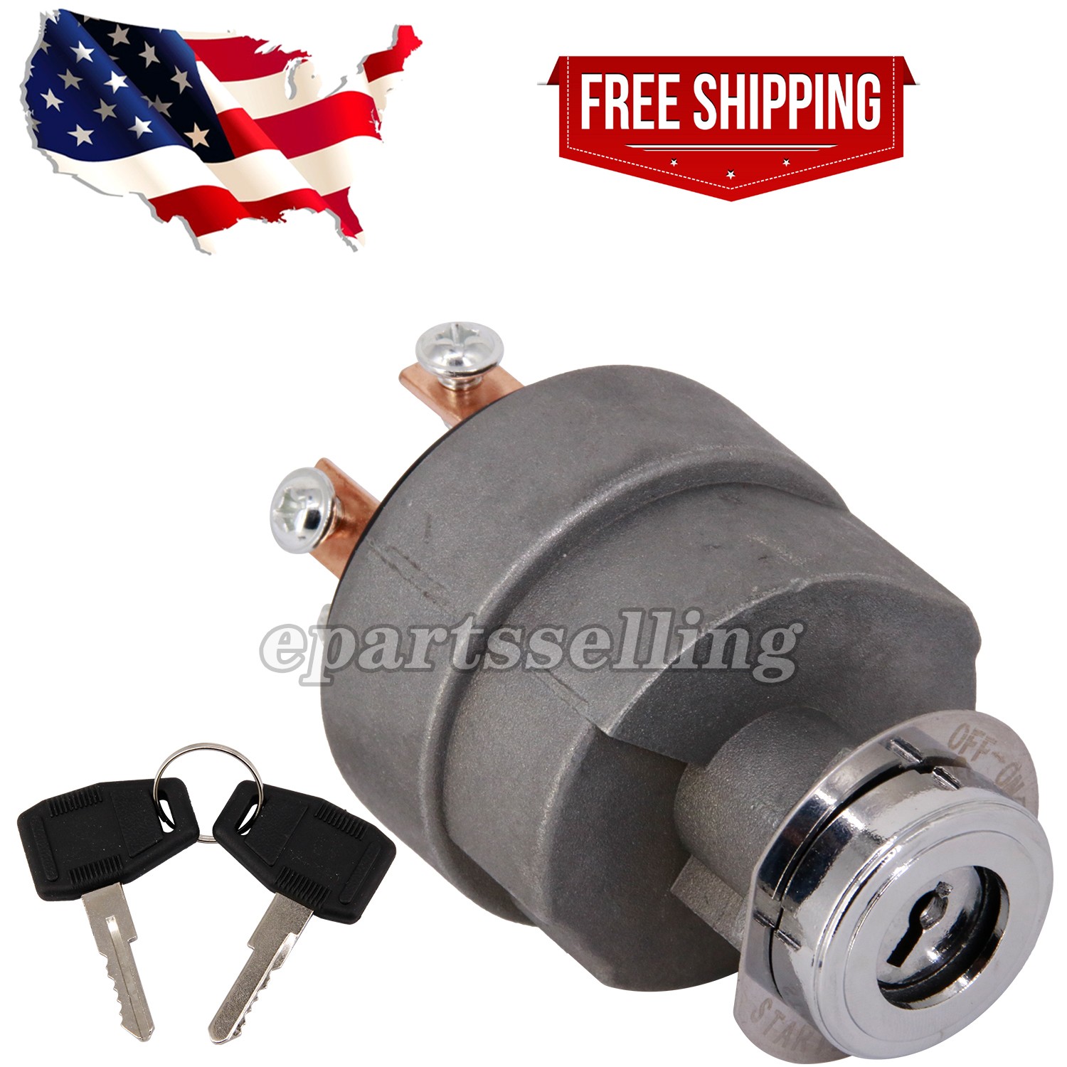 For Mitsubishi Caterpillar Forklift Switch W/Key FG25 MB91106-07400 91205-14900