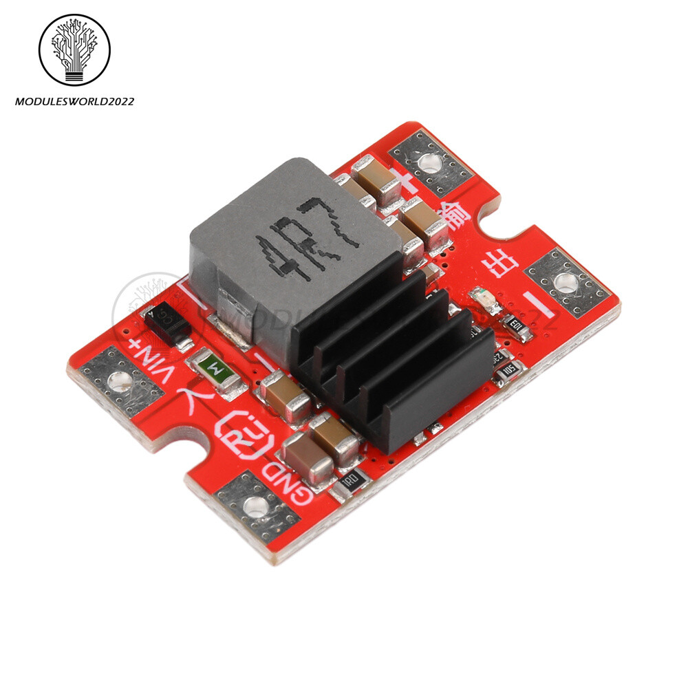 DC-DC Buck Module 27V to 5V/12V 8A Mini Model Aircraft High-power Buck Module