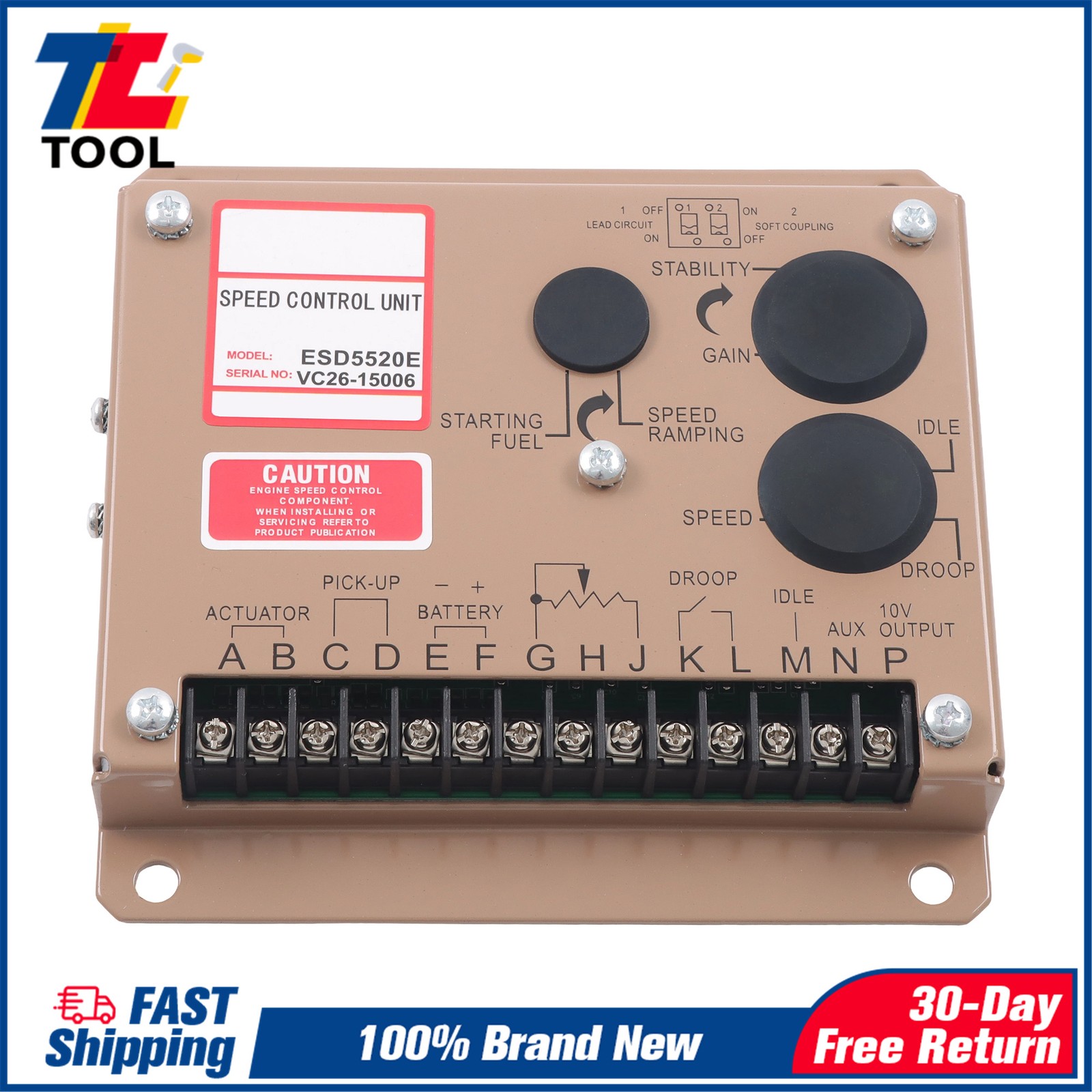 ESD5520E Governor Controller Speed Module for Power Generator