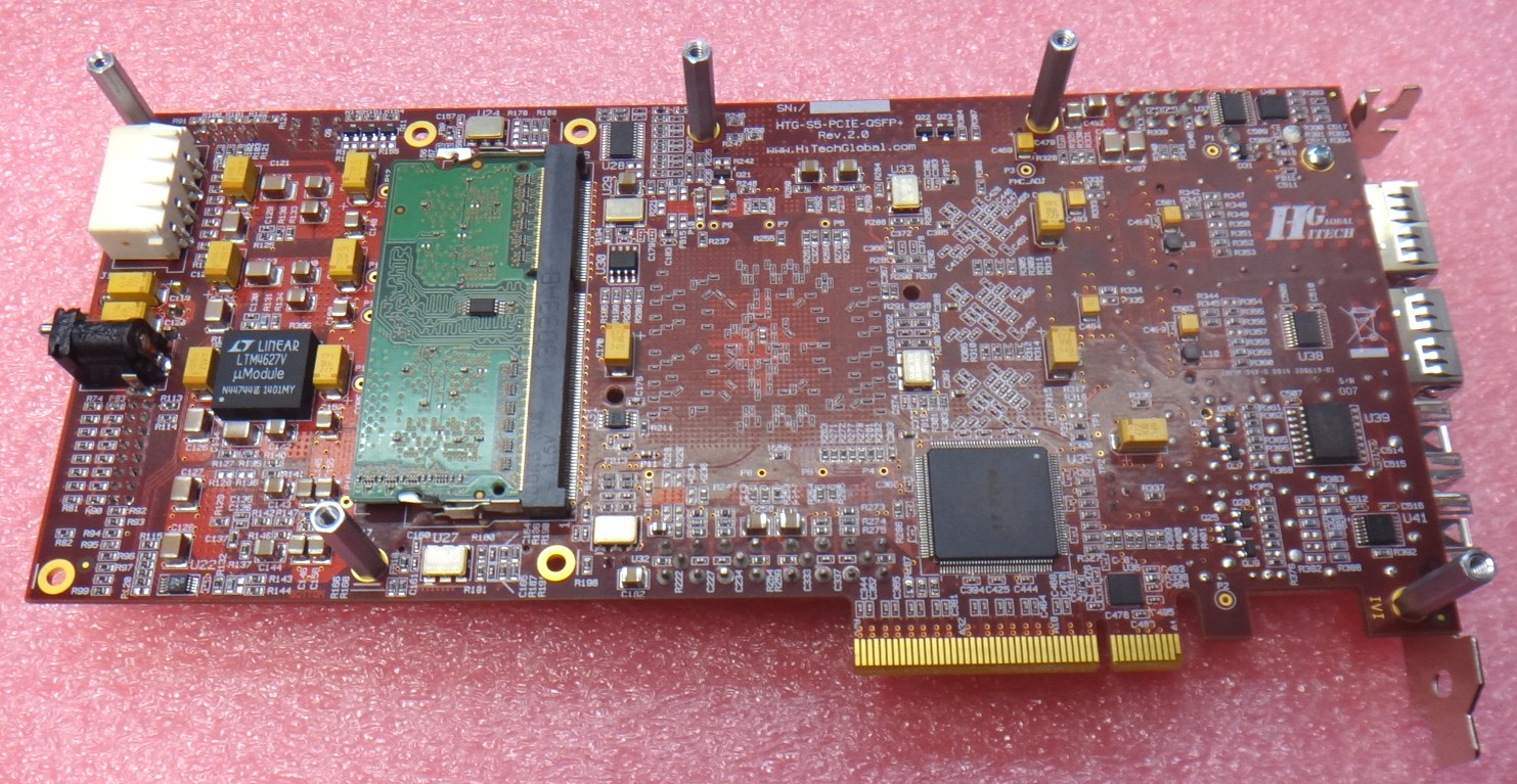 HiTech GLOBAL HTG-S5-PCIE-QSFP+ GEN.3.0 PCI-E 8 LANES