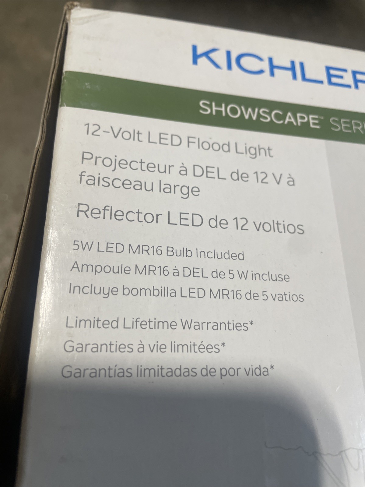 Kichler Showscape Series 12v LED Flood Light 0805222 Dark Brown