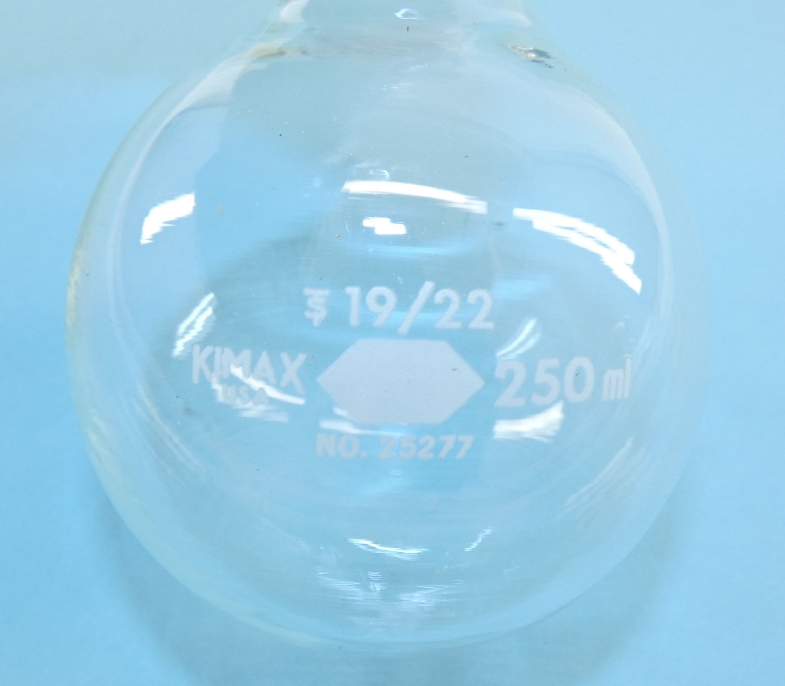 *Lot of 5* DWK Kimble Kimax 25277 19/22 Short Neck Round Bottom Boiling Flask…