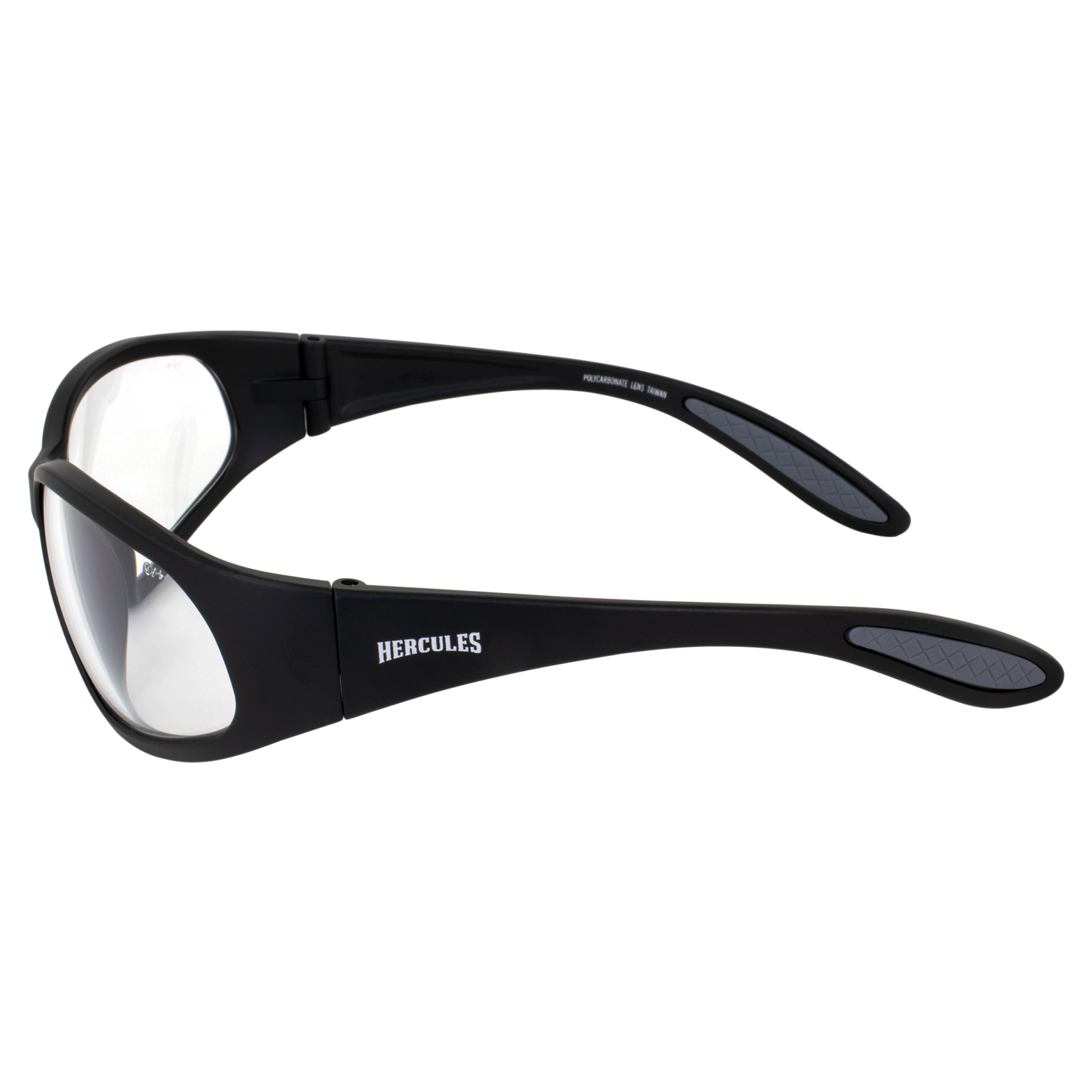 2 Pairs Global Vision Hercules 1 Jr Sunglasses for Men Black w/Clear Smoke Lens
