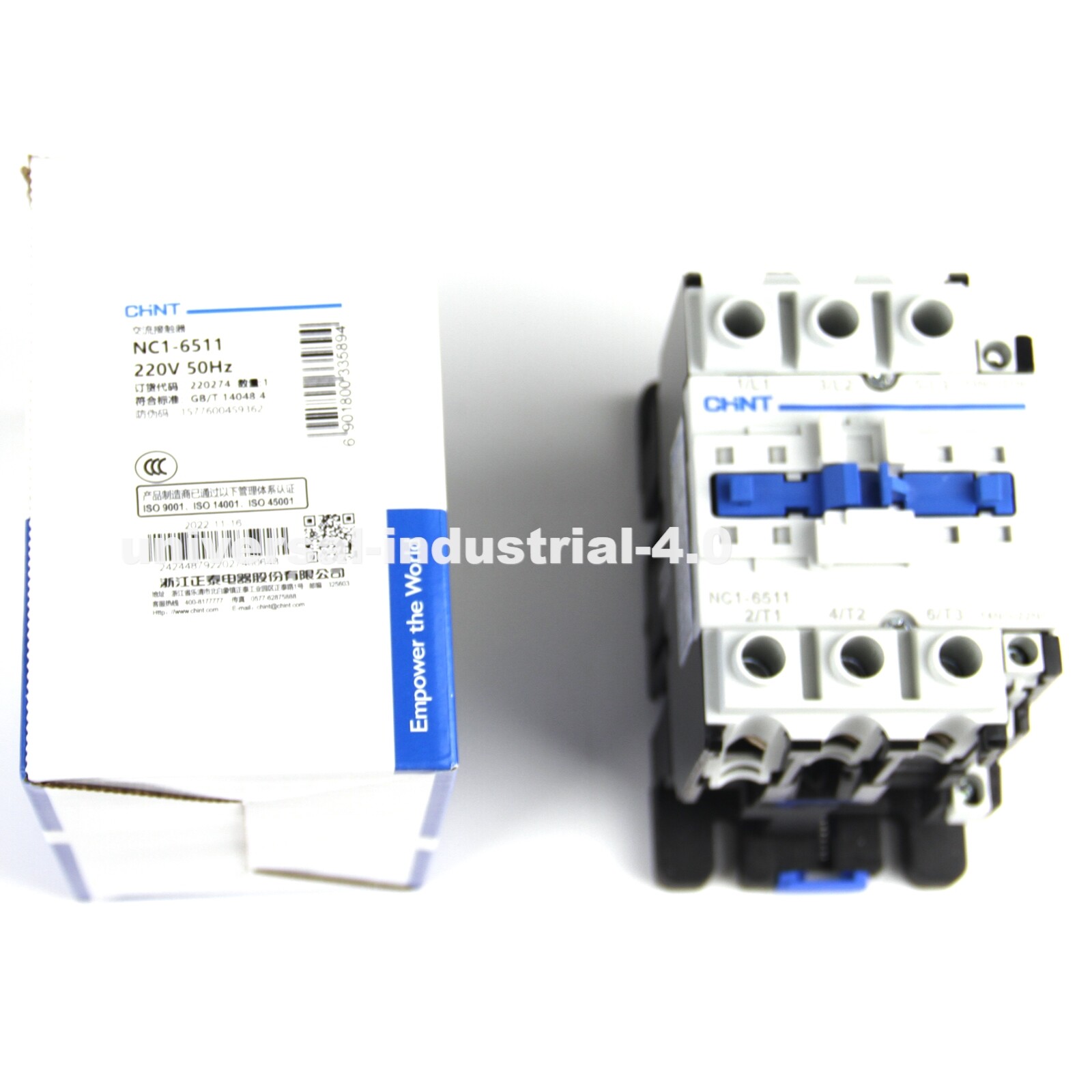 NEW CHNT NC1-6511 220V AC Contactor