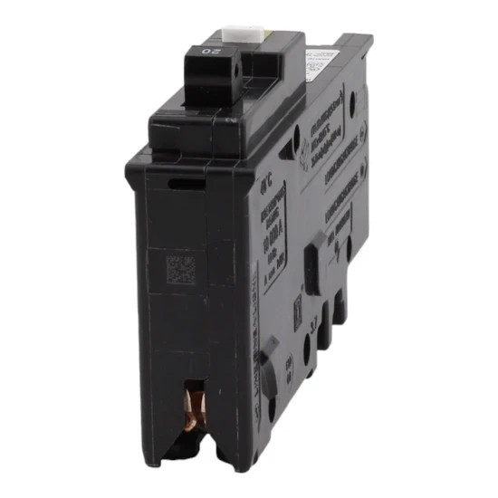 10 PACK Square D Homeline 1 Pole 20A 120VAC Mini Circuit Breaker – HOM120PCAFI