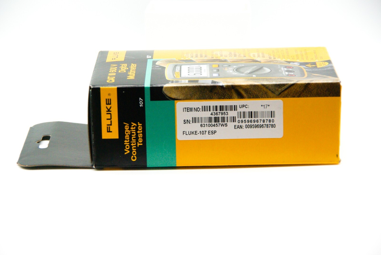 Fluke 107 AC DC Current Handheld Digital Multimeter From Japan New *2