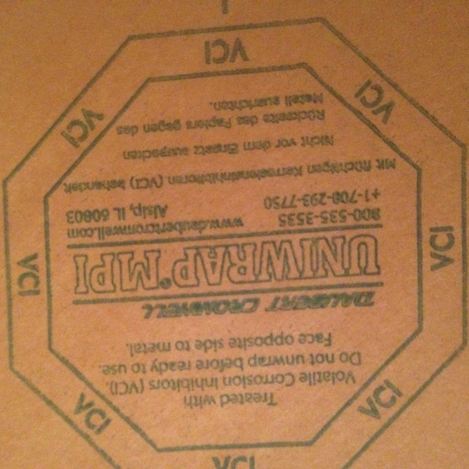 Vintage antique classic tool protection Daubert Cromwell corrosion inhibitor pap