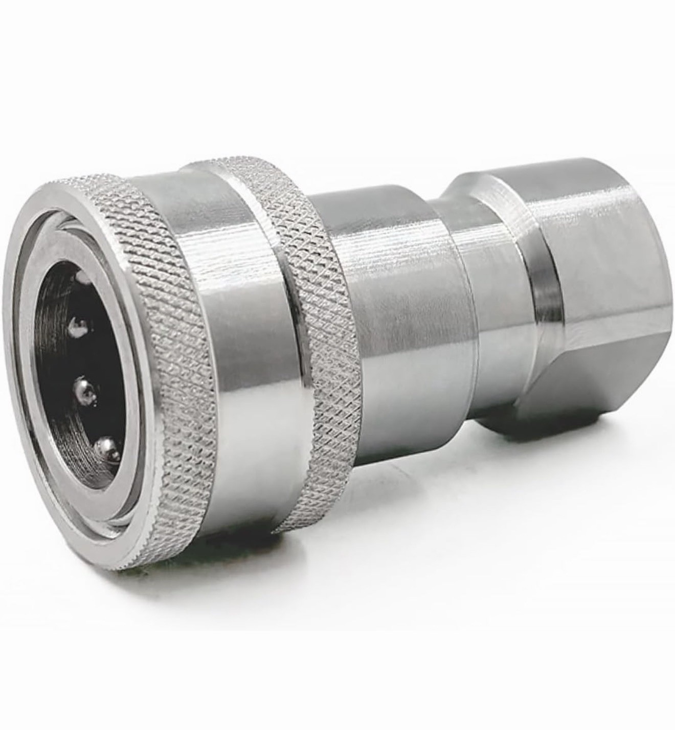New In Box! 1/2″ NPT Thread ISO7241-B Hydraulic Quick Couplers w. Dust Caps