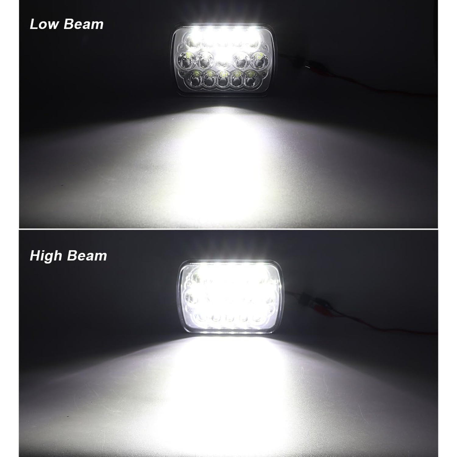 2PCS 5×7 Led Headlights Compatible With International 5900i 7300 7400 9200 94…