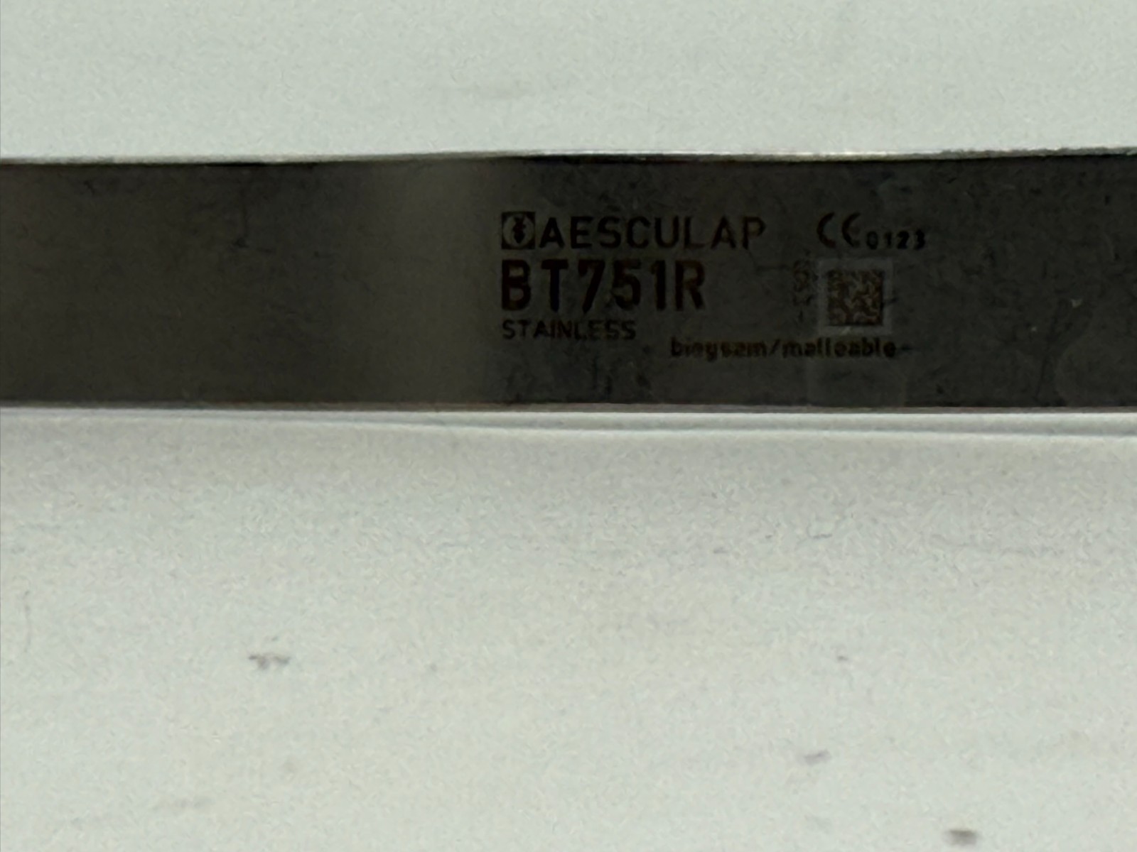 Aesculap BT751R Abdominal Intestinal Spatula 7 7/8″ Stainless 12mm Surgical