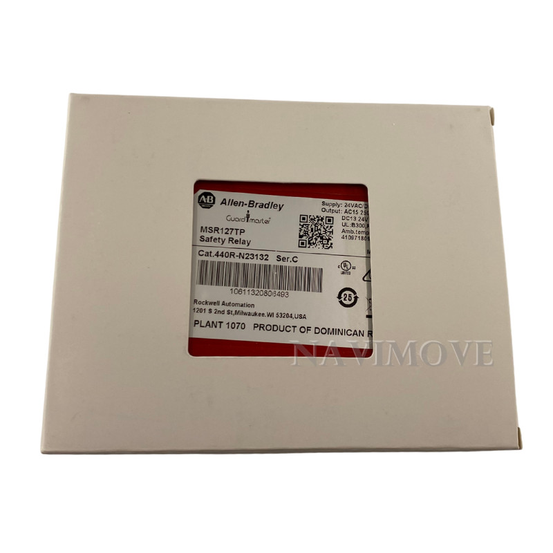 New Allen Bradley 440R-N23132 Ser C Guardmaster MSR127TP Safety Relay USA STOCK