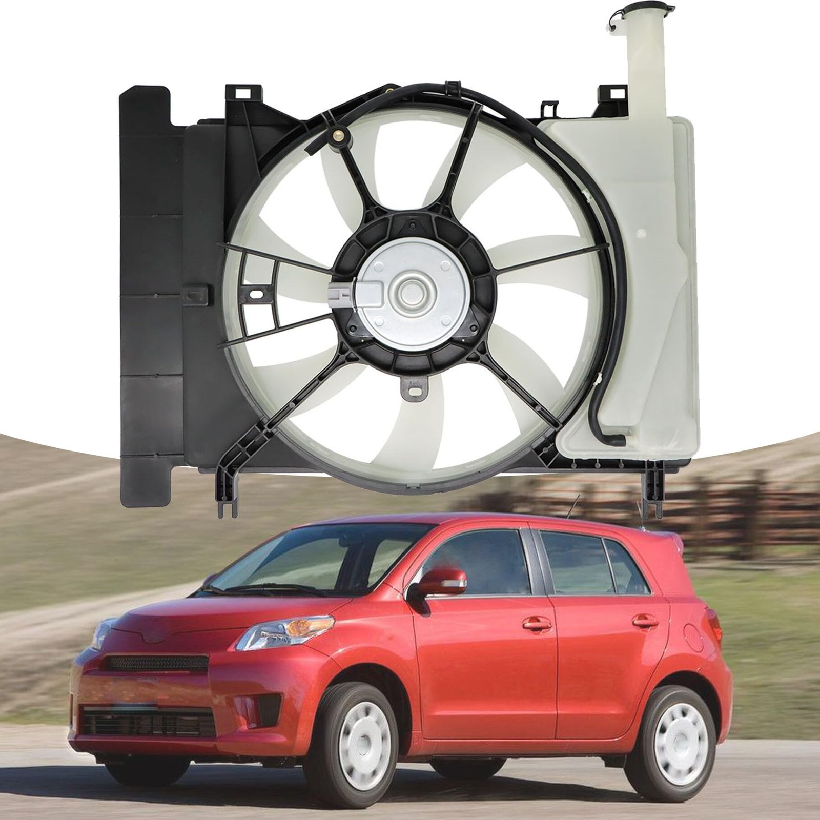Radiator Condenser Fan Assembly for 2007-2019 Yaris 2008-2014 xD 1671121110