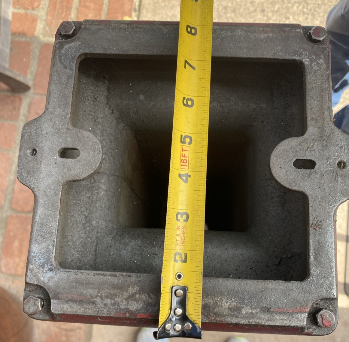 VINTAGE! BALDOR CAST IRON PEDESTAL GRINDER & BUFFER STAND FOR 6», 7», 8»