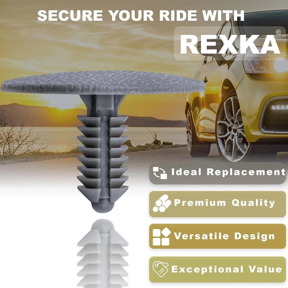 15pcs Headliner Clip Head Liner Retainer Nylon Rivet for N805315 Ford Aerostar