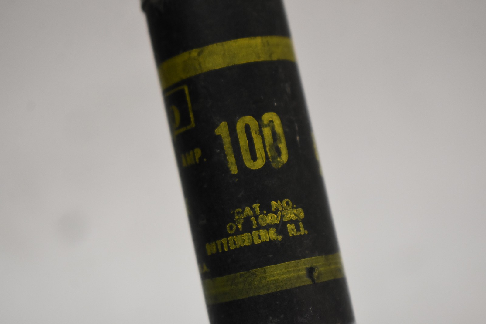 Cefco OT100/250 100A 250V One Time Electrical Fuse Blade Copper Black Made USA