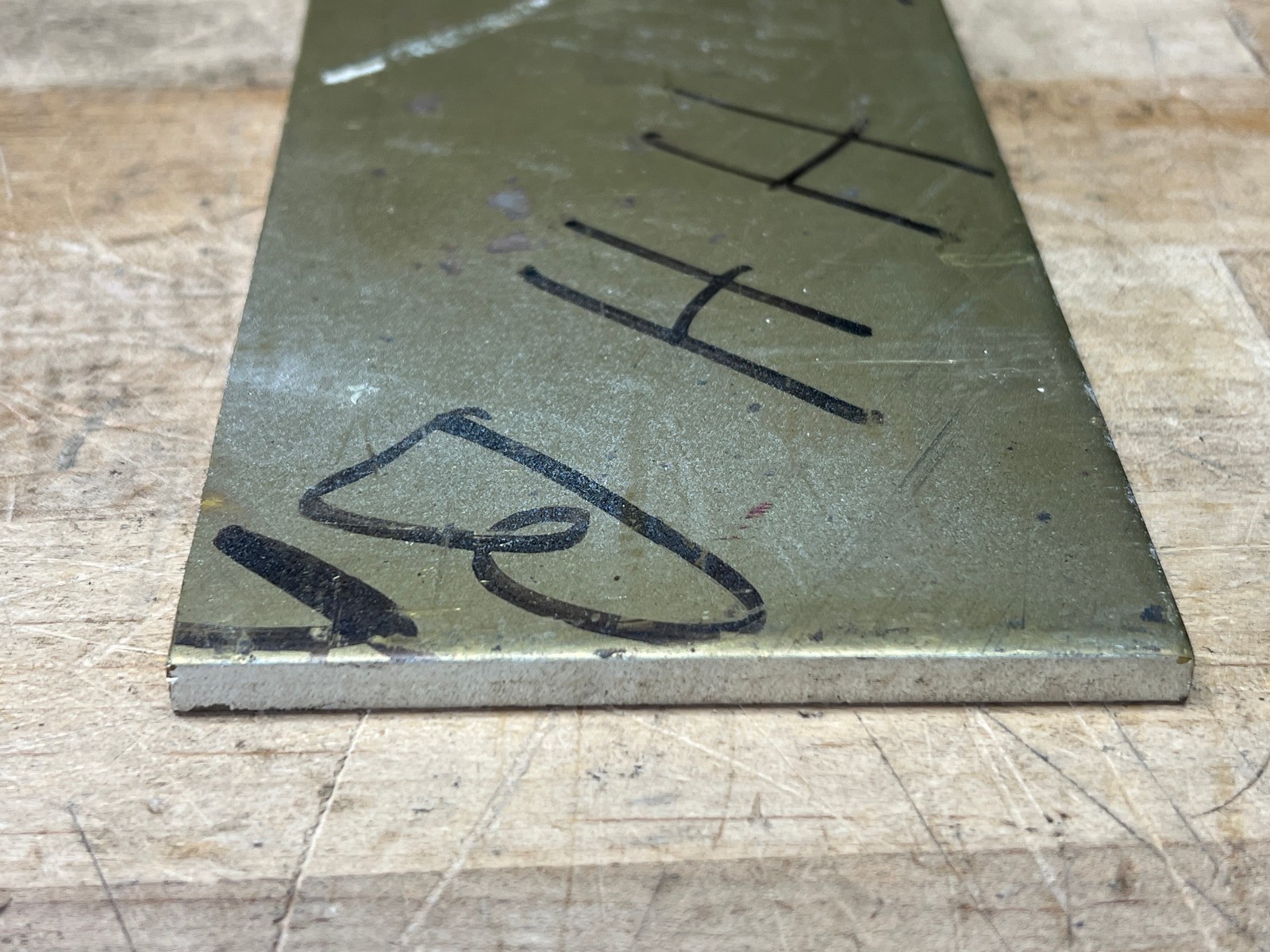 C360 brass plate flat bar stock 360 1/4″ x 12 1/8 x 3 5/8