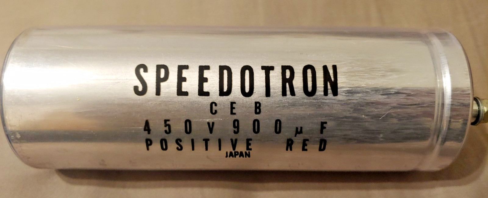 900uF 450V CE B Large Can Electrolytic Capacitor, 6inX2in .85lb Made in Japan