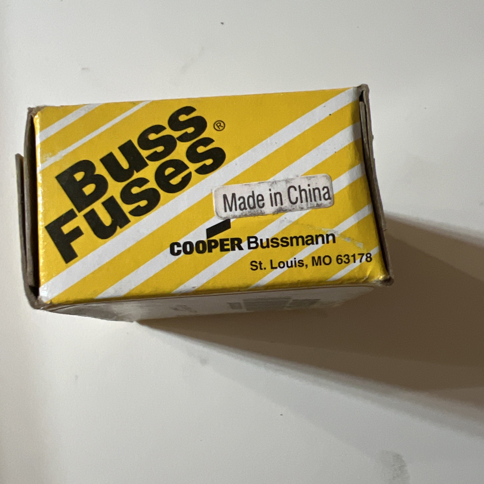 A brand new box of 100 COOPER BussFuses BK/GDB-6.3A fuses