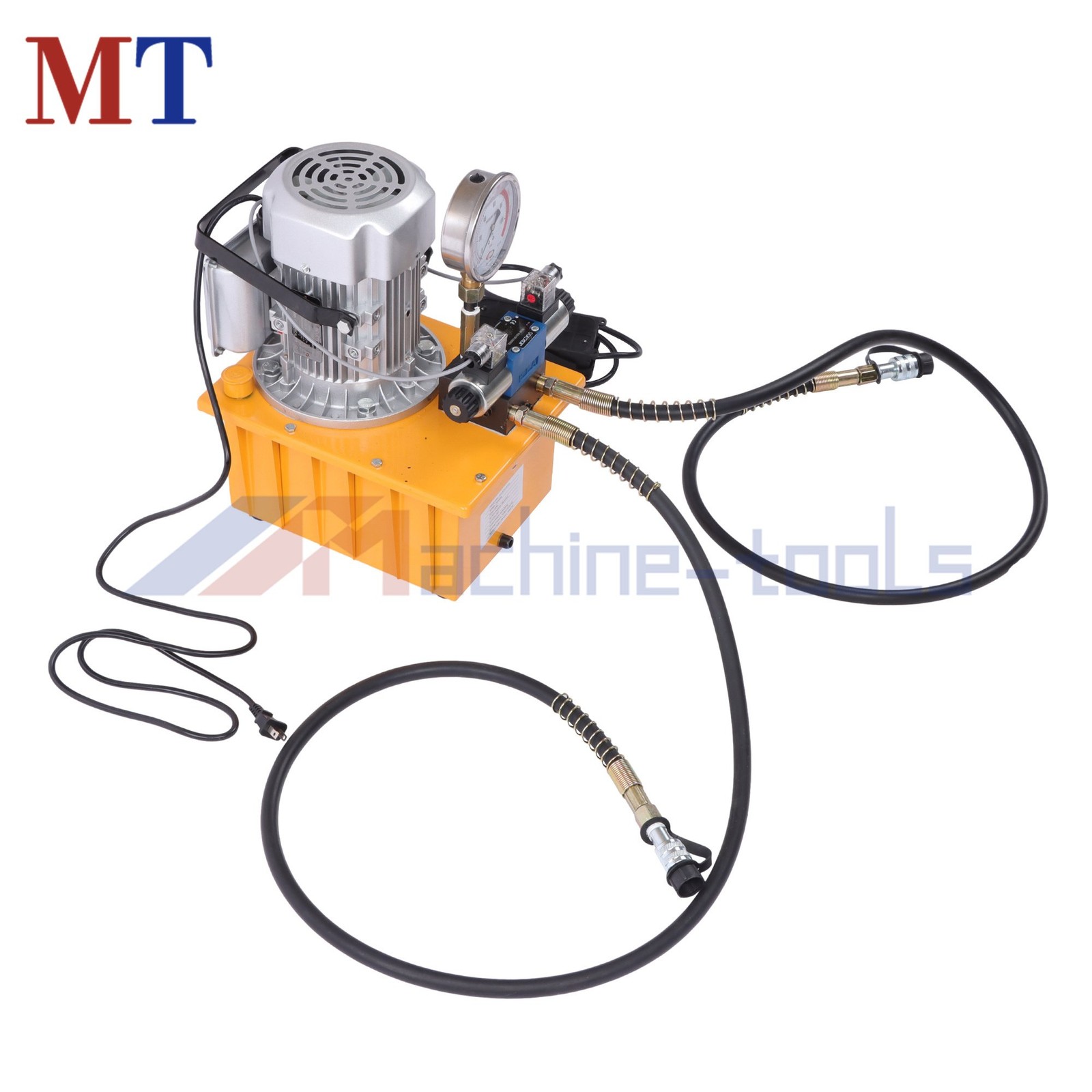 8L Solenoid Hydraulic Pump 10000 PSI Double Acting 0.7L/min