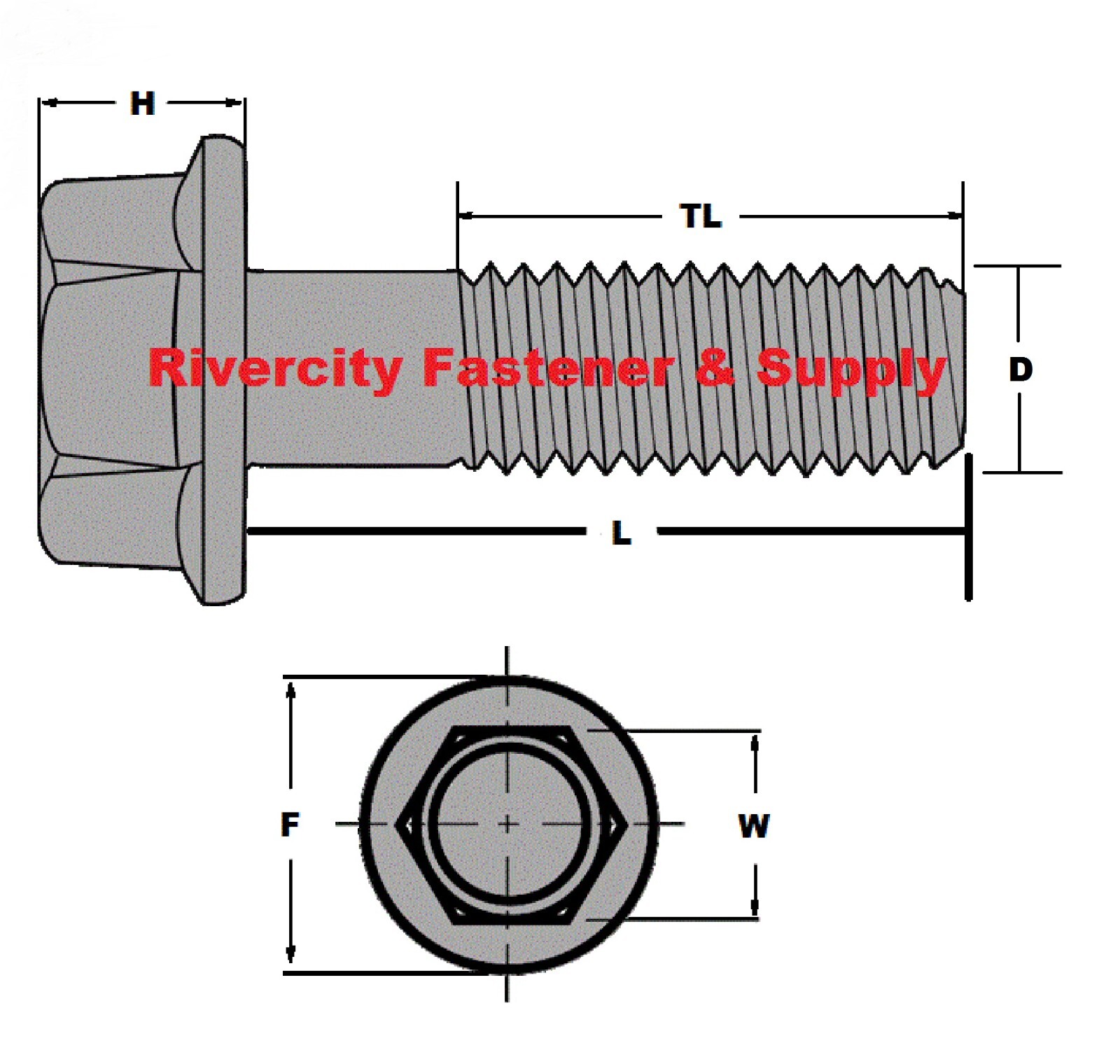 3/8-16×4-1/2 Grade 8 Flange Bolts 3/8 x 16 x 4-1/2″ Screws 3/8×16 x 4.5 Screw