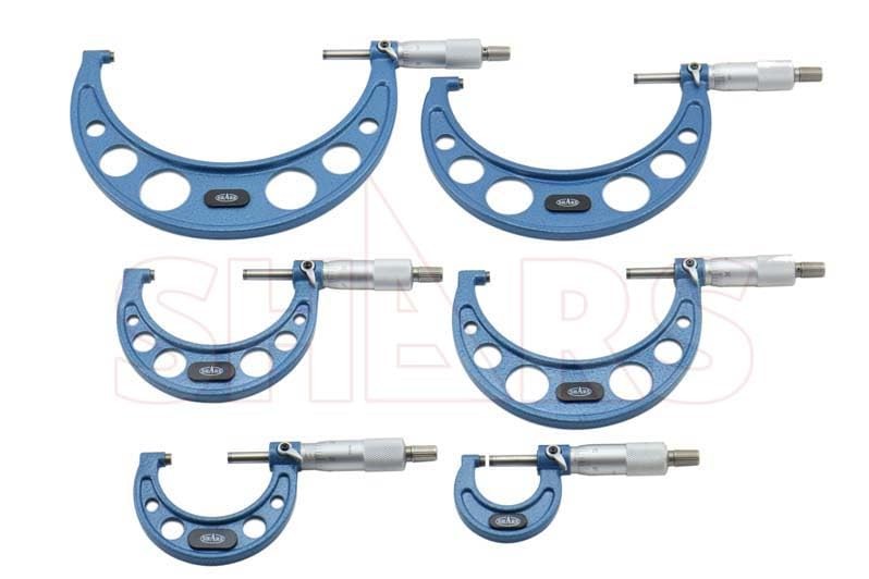 Shars 0-6″ x 0.0001″ Outside Micrometer Set (6 pcs) 303-2653N R 6 pcs/set