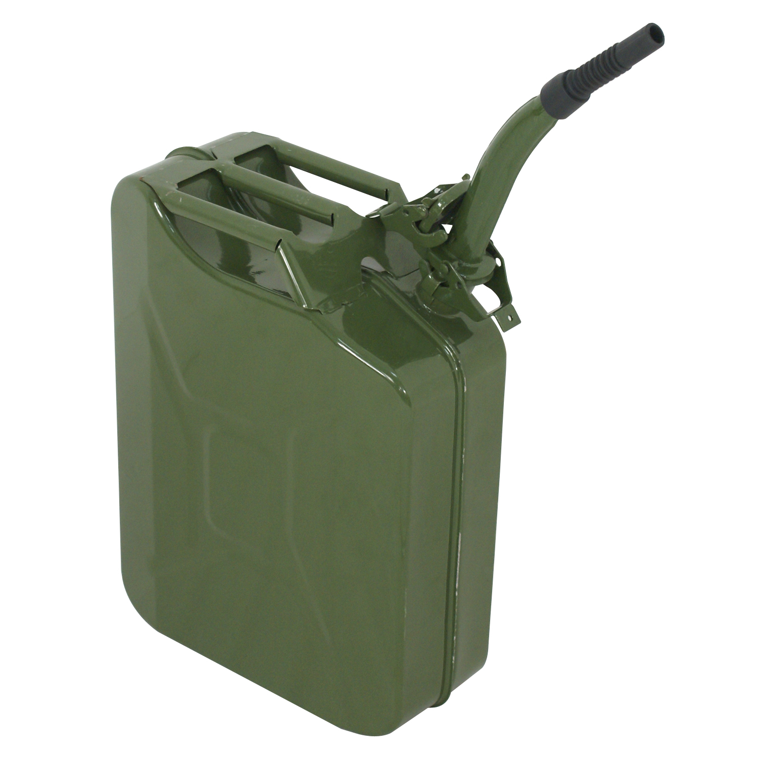 5Gallon 20L 2PCS Jerry Can Metal Steel Tank Military Style Storage Gas Can Green
