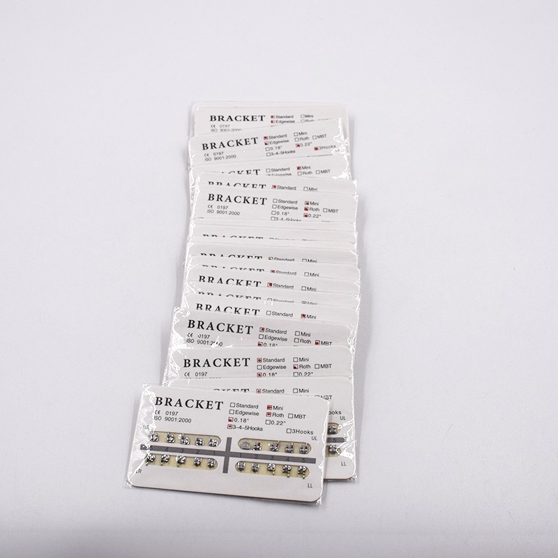 1-100Pack Dental Orthodontic Brackets Braces Roth/MBT/Edgewise 25 Size to Choice